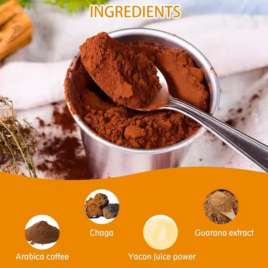 Extracto de planta de hongo Chaga orgánico Polvo de hierbas de hongo Reishi Hongo Cordyceps Hongo melena de león Mezcla de hongo Tremella